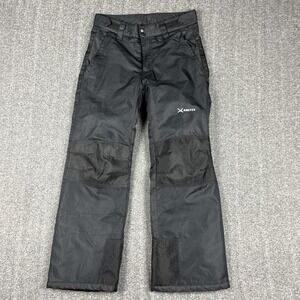 Arctix Kids Snow Pants Large Black Reinforced Knees Gorp Skiing Snow Insulated